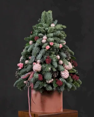 Różowa choinka - dodatkowe zdjęcie