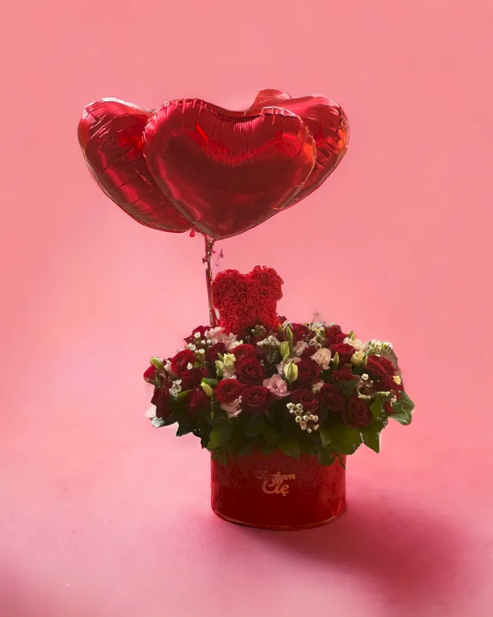 Box misiowy balonowy